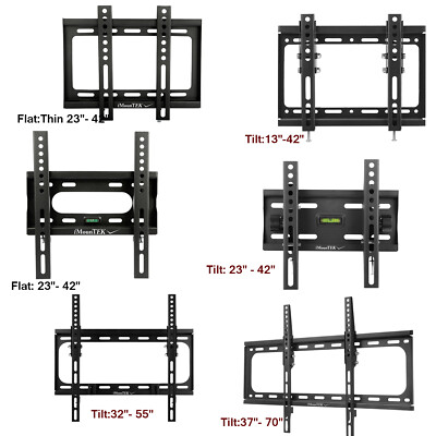 Low Profile TV Wall Mount Bracket for Most 32'' - 70''  for Sony Bravia Samsung
