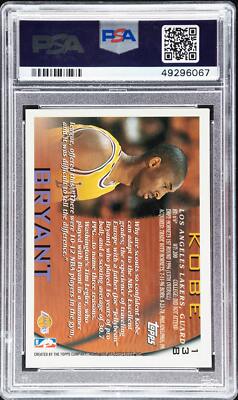 1996 Topps Kobe Bryant #138 PSA 7 Rookie RC | eBay