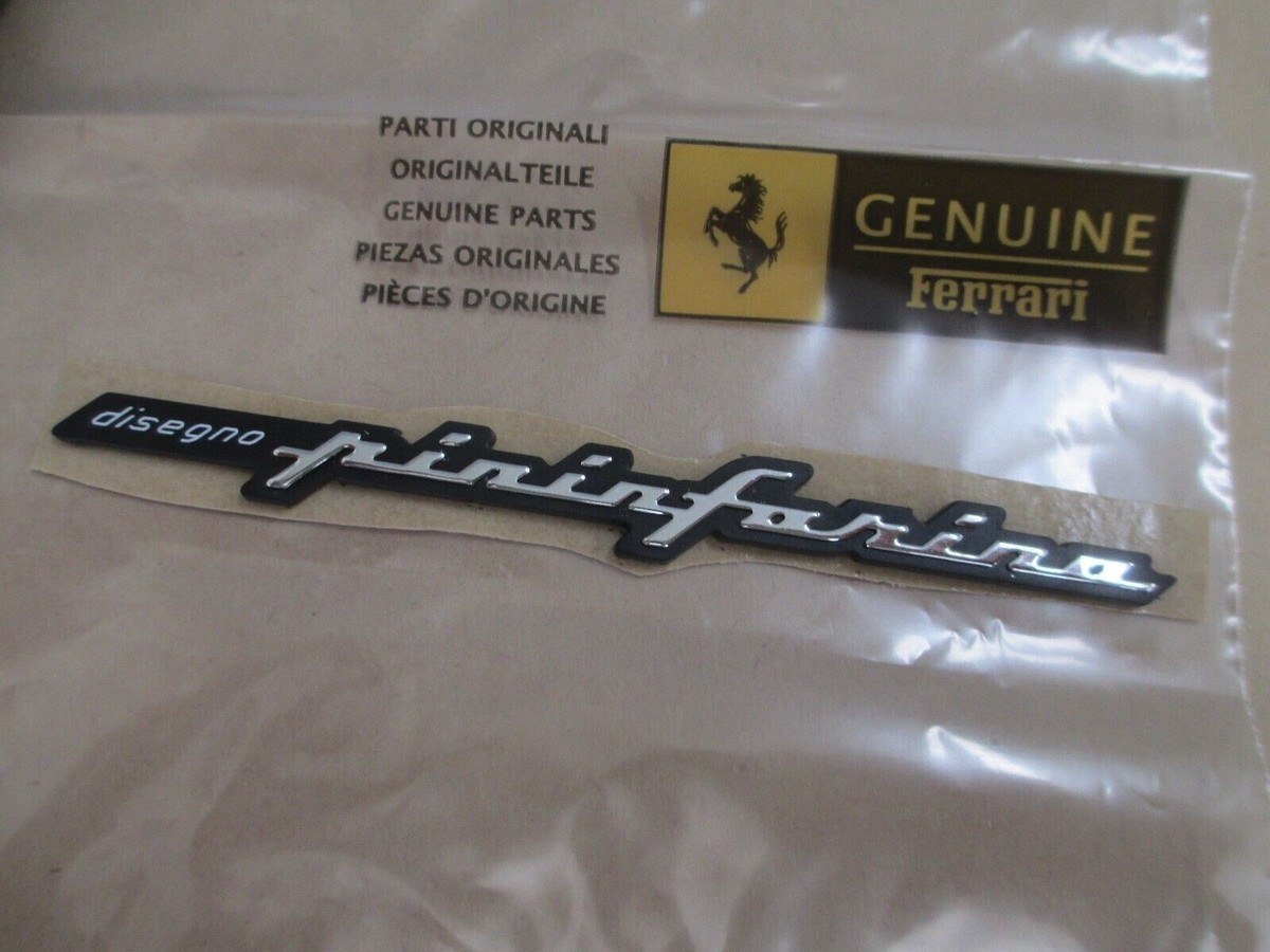 Ferrariピンバッジ Ferrari 360 430 458 488 Pininfarina Logo OEM Badge Script