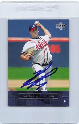 2005 Upper Deck #17 Horacio Ramirez Braves Signed Auto *H8010