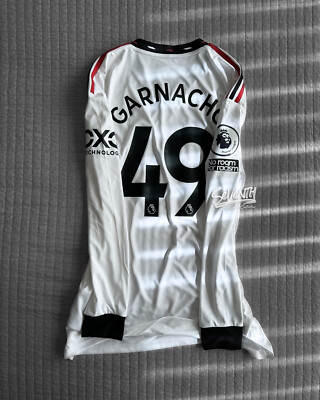 Manchester United 2022 2023 Away Shirt Long Sleeve Jersey Garnacho