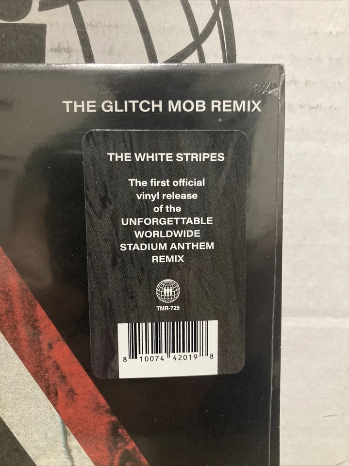 White Stripes Vinyl Seven Nation Army Glitch Mob Remix Black 7” NEW Jack White - Image 2 of 4