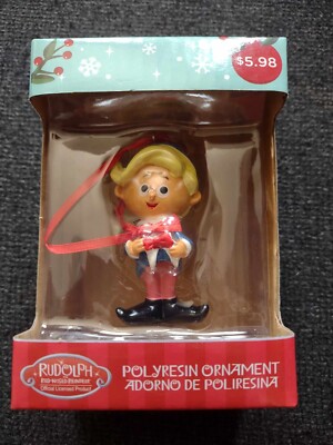 Ruz Co Rudolph the Red Nosed Reindeer Polyresin Christmas Ornament ...