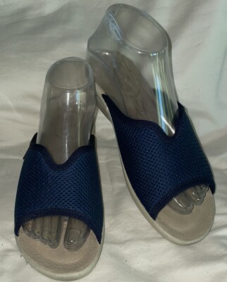 Fly Flot Atomic Antishock Slip On Blue Mesh Shoes Made In Italy Sz 8 EU 39