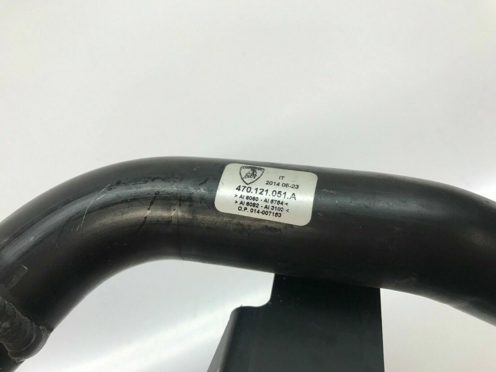 LAMBORGHINI AVENTADOR DRIVER LEFT WATER COOLING SYSTEM HOSE PIPE OEM 470121051A