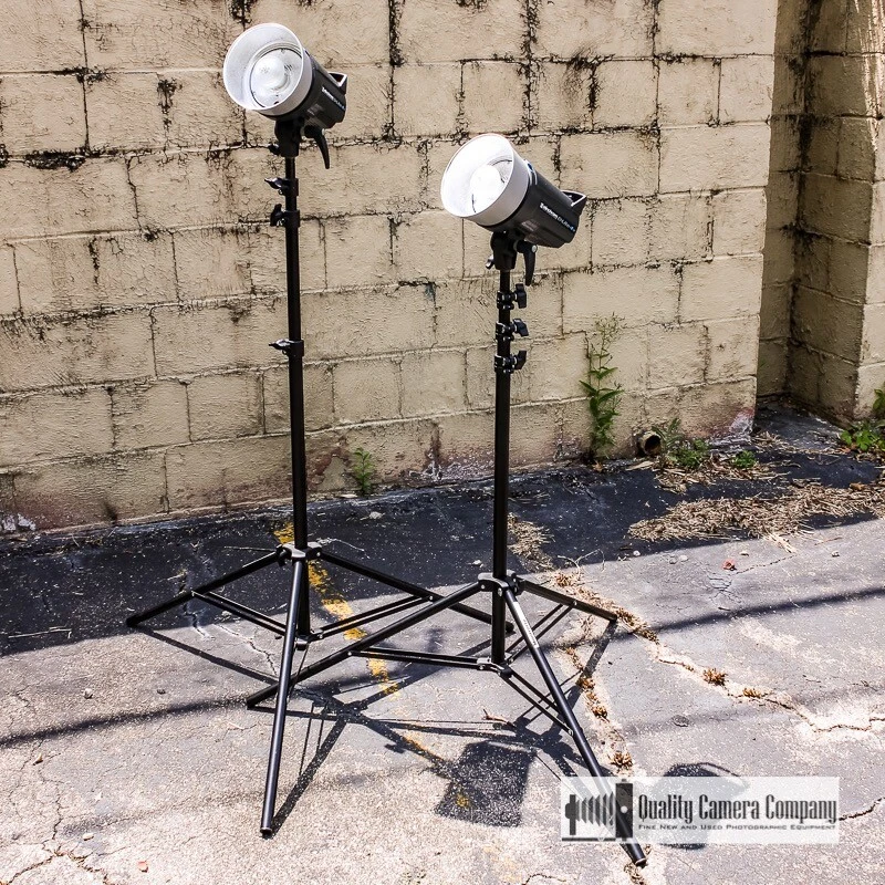 Elinchrom D-Lite-4 IT 400Ws 2-Light Studio Lighting Kit with Light Stands + Bags - Image 3 of 4