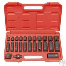 Sunex 3325 25 Pc 3/8Dr SAE 6Pt Master Impact Socket Set