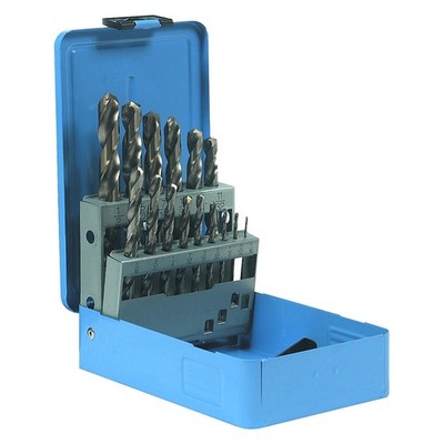 Century Drill & Tool 15-Piece Pro Grade Cobalt Fractional Drill Bit Set