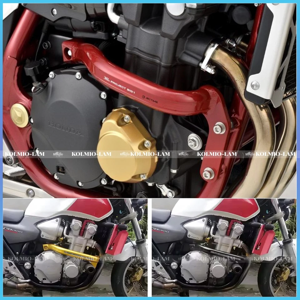 Barra protectora de motor marco deslizante apto para choque para Honda CB1300 2003-2008 Foto 2 de 4