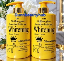 2 X: Golden Glow Intensive shower gel. Goat milk  vit.C