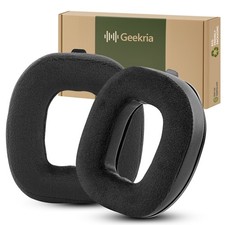 Geekria Hybrid Velour Ear Pads for Astro A50 Gen 3 Headphones Black 