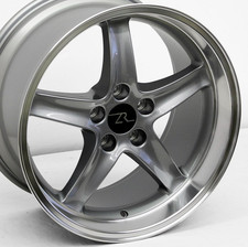 18 Gunmetal Cobra R Dish Replica Wheels 18x9 18x10 5x114.3 Mustang 94-04 18 Gunmetal Cobra R Dish Replica Wheels 18x9 18x10 5x114.3 Mustang 94-04