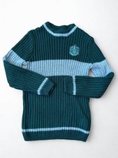 Harry Potter Slytherin Quidditch Sweater Official Wizarding World Size M