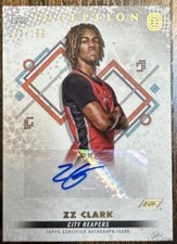 2022-23 Topps Inception OTE ZZ Clark /199 Rookie Auto #IA-ZC3 Reapers Hearts