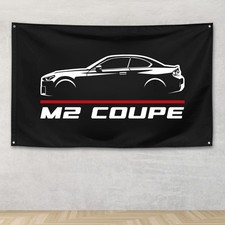 For BMW M2 Coupe Car Enthusiast 3x5 ft Flag Birthday Gift Banner