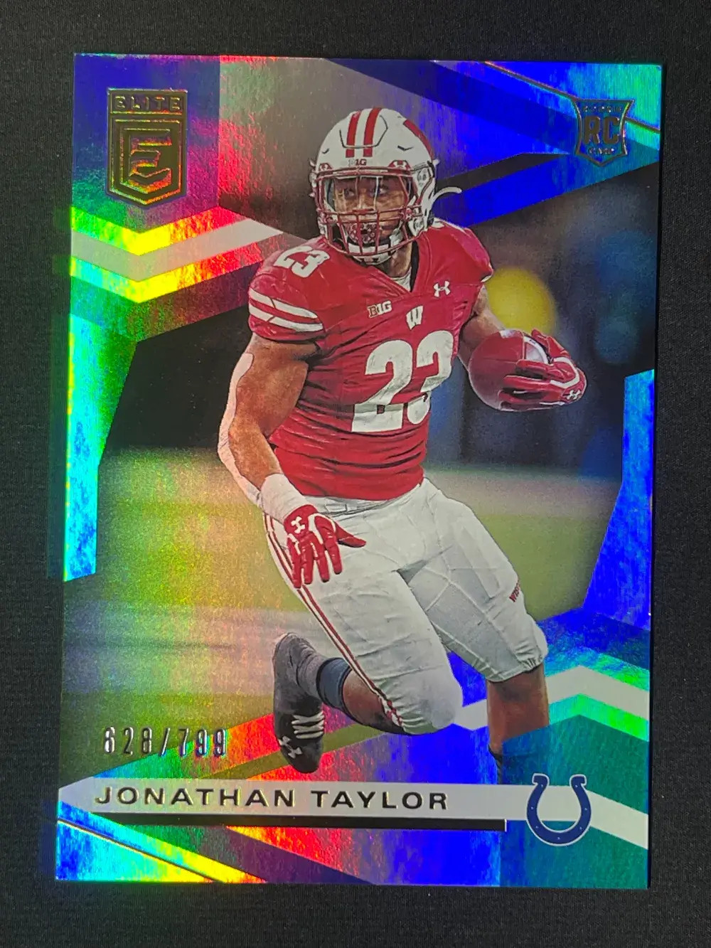 2020 Panini Elite Rookies Holo #110 Jonathan Taylor /799 (RC) Colts YT92
