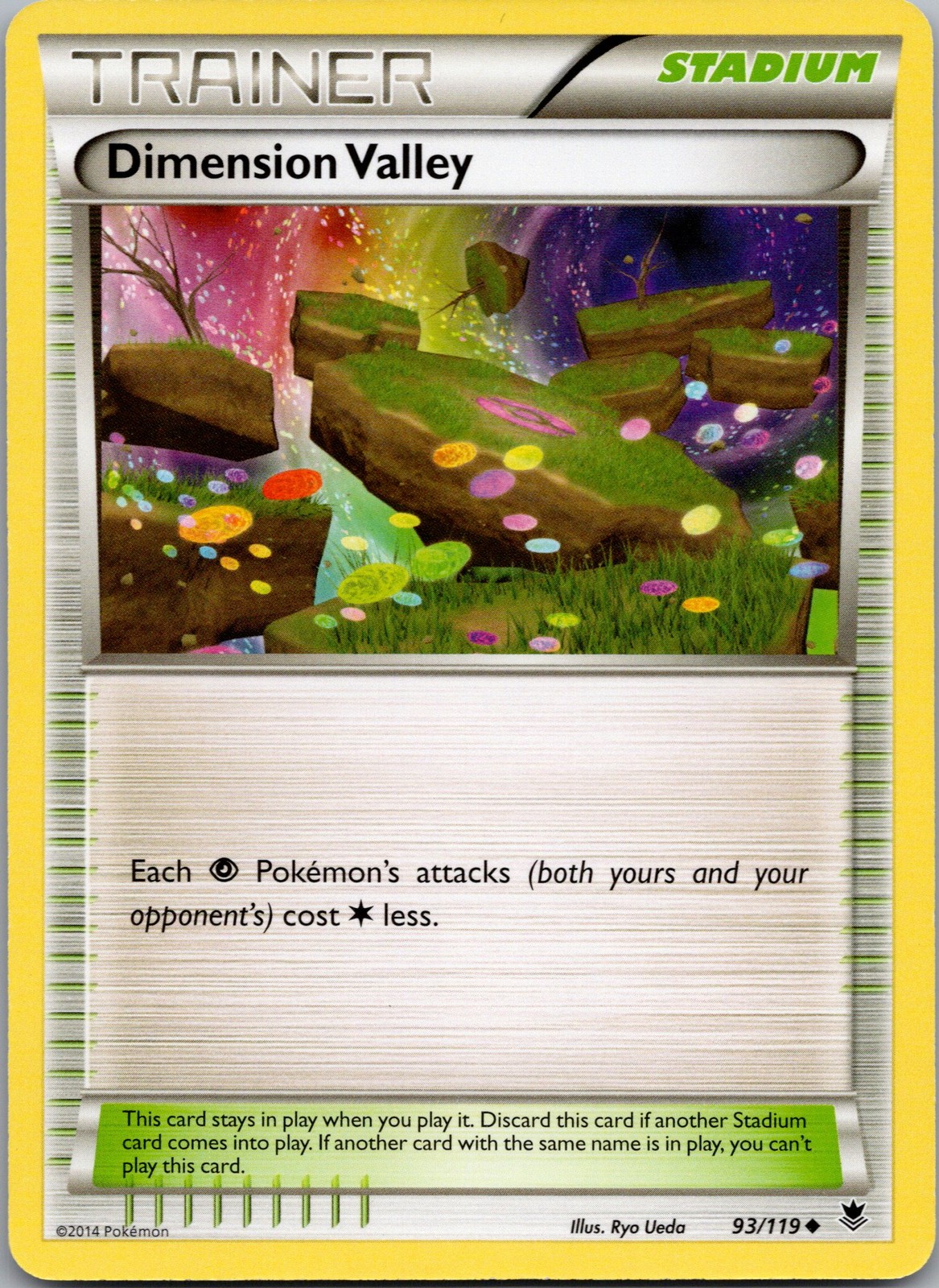 Dimension Valley Uncommon XY - Phantom Forces 93/119 NM