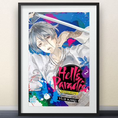 Hell's Paradise: Jigokuraku Volume 2 Cover Art - 11x17 Poster - Anime merch gift