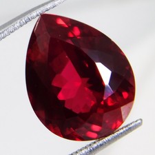 Certified 13.00 Ct Natural Pigeon Blood Red Ruby Stunning Genuine Gemstone
