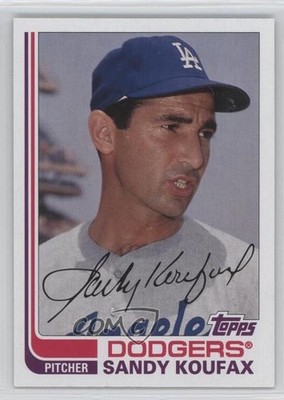 2017 Topps Archives 1982 Sandy Koufax (Portrait) #175 HOF 0d08