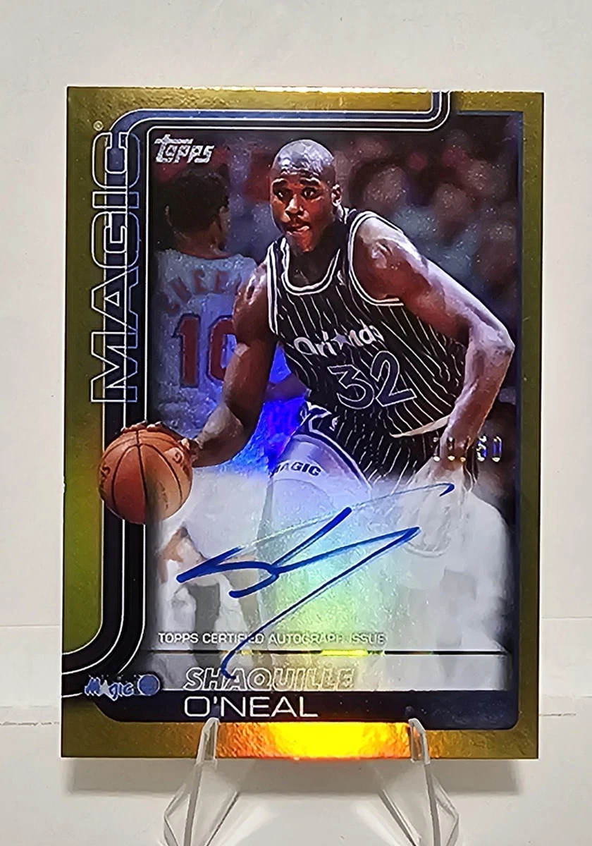その他 NBA Autograph Card Shaquille O'neal Shaquille O'Neal Autographed Basketball Trading Cards for sale | eBay