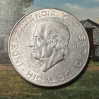 Photo of a 1956 Mexico 10 Pesos Silver from an eBay listing that sold on Jun 7, 2026