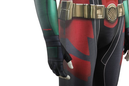 Cómic Hero Titanes Robin Cosplay Body Mono Conjunto con Capa Traje de Halloween - Imagen 16 de 17