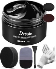 Black Leather Recoloring Balm, Leather Color Restorer Conditioner, Leather Repai