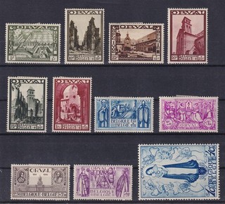[LM81437] Belgium N°363/374 Orval MH COB € 1100 00 MIX