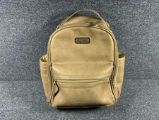 Itzy Ritzy Mini Diaper Bag Backpack / Taupe / 8 Pockets / Matching Changing PadD