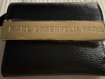 KARL LAGERFELD PARIS Black Jacqueline Bifold Wallet