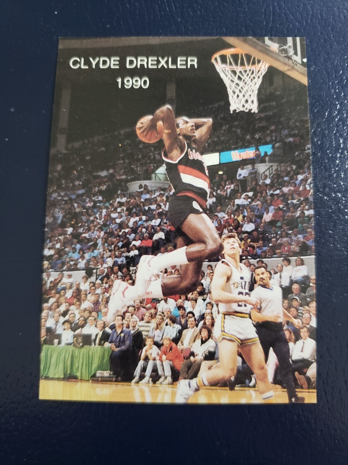 Clyde Drexler Portland Trailblazers 1989 WASATCH #15 Dunking Beauty WOW NM
