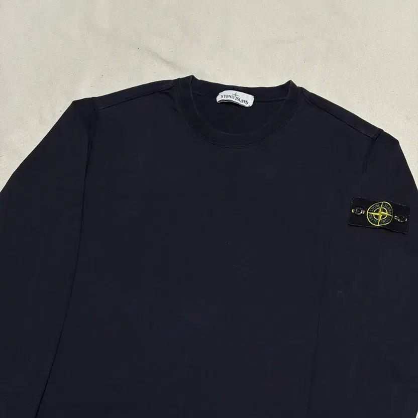 Stone Island Navy Long Sleeve T-Shirt L thumbnail 4