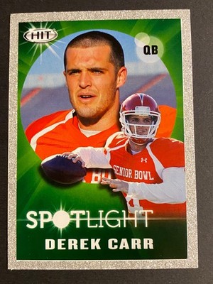 2014 SAGE Hit - Derek Carr #144-RAIDERS-{BRONZE ROOKIE CARD}-  {+ BONUS CARD}
