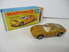 Matchbox Lesney Superfast SF33 Lamborghini Miura- gold with RED BASE, boxed