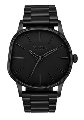 Nixon Sentry Wobble 42mm All Black Stainless Steel Unisex Watch A1461-1147