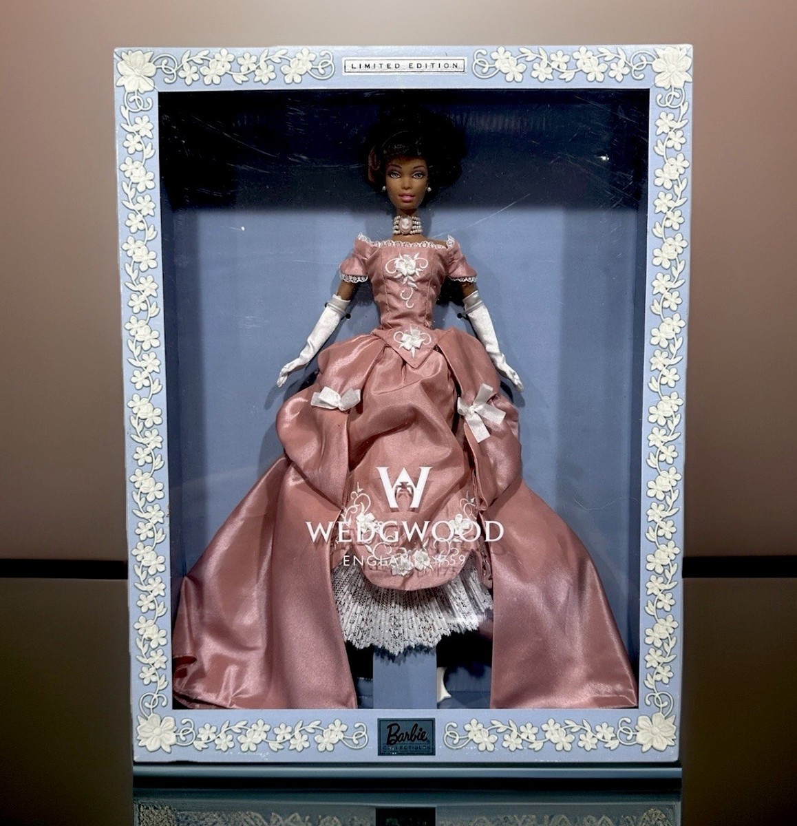 Wedgwood Barbie Black African-American Asha Face Doll 50824 Mattel