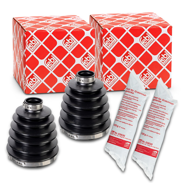 2X Febi Bilstein Faltenbalgsatz Achsmanschette MERCEDES-BENZ W164 R-KLASSE-image