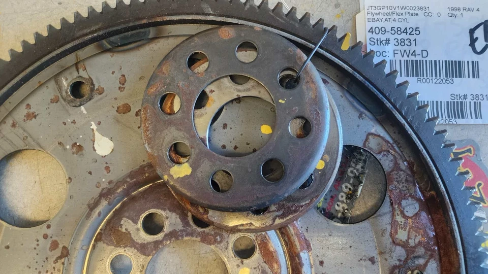 Volante de inercia placa flexible transmisión automática Toyota Camry Celica MR2 RAV Solara I4 87-01 Foto 3 de 4