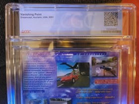 NEW Sealed GRADED CGC 9.6 A+ Vanishing Point (Sega DreamCast, 2000) RARE OOP