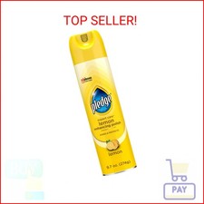 Pledge Enhancing Polish, Furniture Wood Spray, Lemon Scent, 9.7oz
