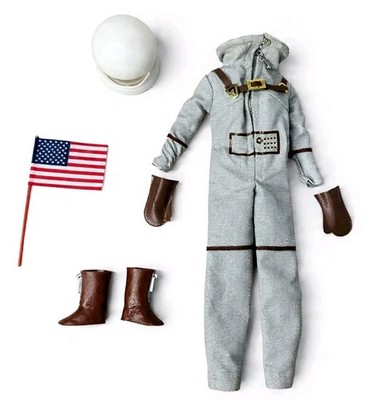 2025 Miss Astronaut Outfit Space Suit Boots Fits Barbie 1965 Vintage Repro JBJ48