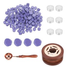 Wax Seal Kit, 150 Wax Beads, Candles, Pearl Purple