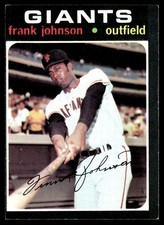 1971 Topps Frank Johnson  -- San Francisco Giants #128