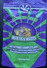 Crested Gecko Food Fruit Mix Insects High Protein Powder 8 oz Exp 1/2028