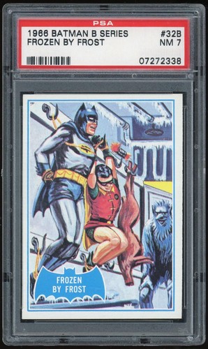 1966 Topps Batman Blue Bat #32B Frozen by Frost