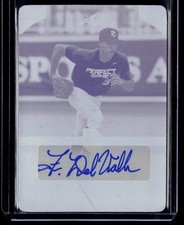 2015 Leaf Perfect Game Magenta Print Plate Auto 1/1 Francisco Del Valle #PG-FDV