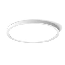 9 inch LED Flush Mount Ceiling Light Fixture, 5000K Daylight White 18W Flat