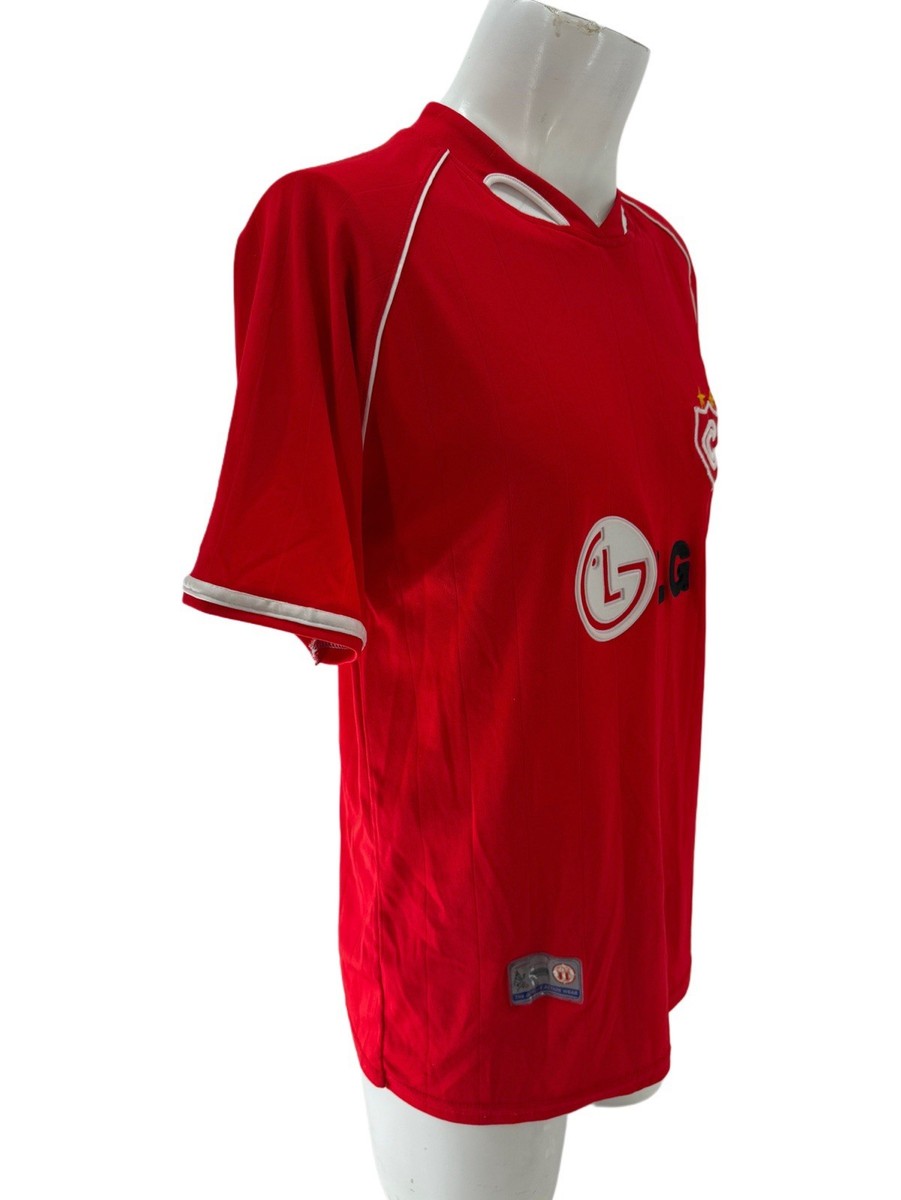 Cienciano Peru Futbol Soccer Jersey Men's L Red Short Sleeves LG