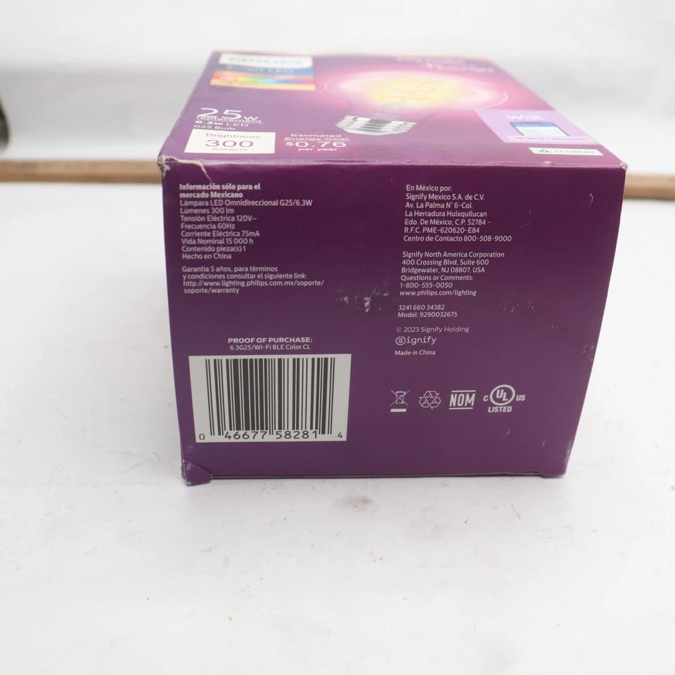 Philips Filament LED Bulb Clear 25W 9290032675 - Image 2 of 4